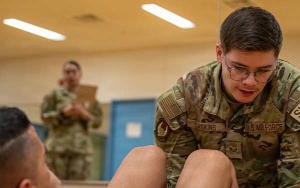 USFJ USAF enlisted leaders perform new fitness assessment