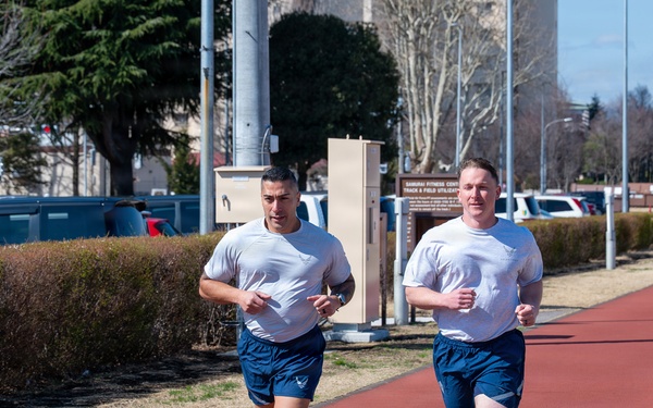 USFJ USAF enlisted leaders perform new fitness assessment
