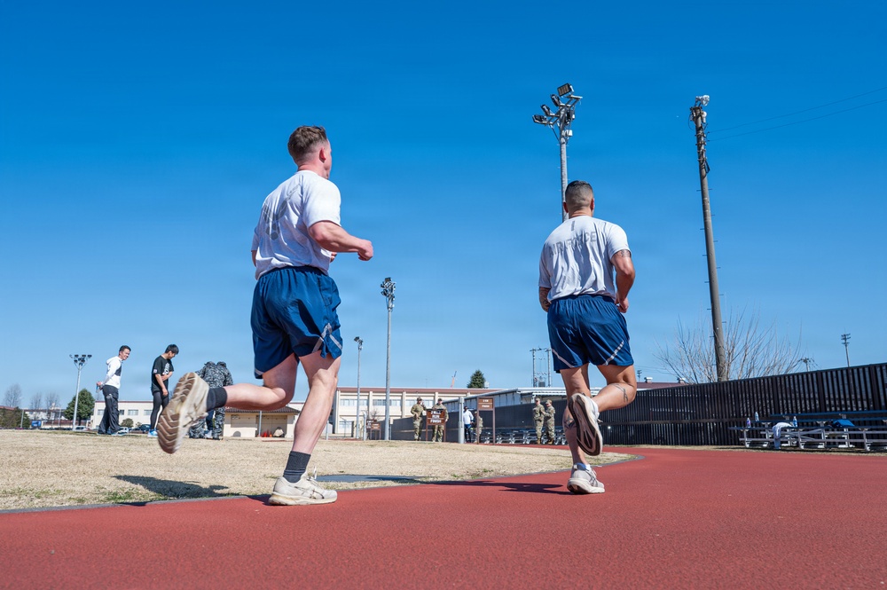 USFJ USAF enlisted leaders perform new fitness assessment