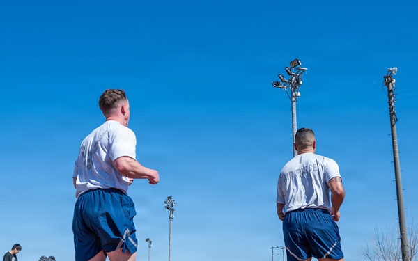 USFJ USAF enlisted leaders perform new fitness assessment