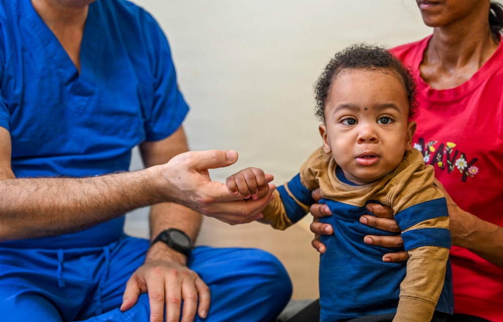 Side by side, pediatric care in Guyana during LAMAT 2026
