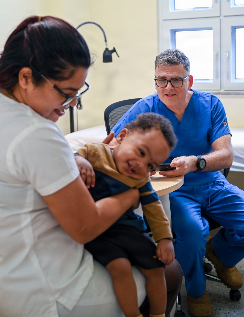Side by side, pediatric care in Guyana during LAMAT 2026