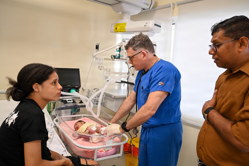 Side by side, pediatric care in Guyana during LAMAT 2026