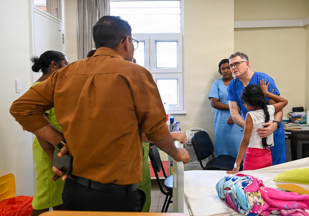 Side by side, pediatric care in Guyana during LAMAT 2026