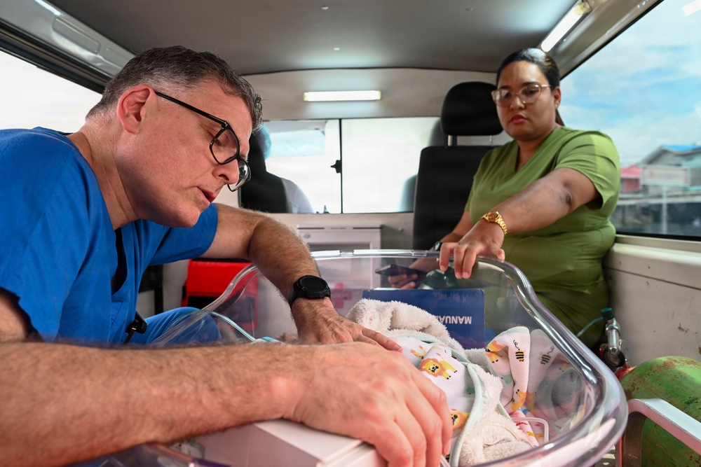 Side by side, pediatric care in Guyana during LAMAT 2026