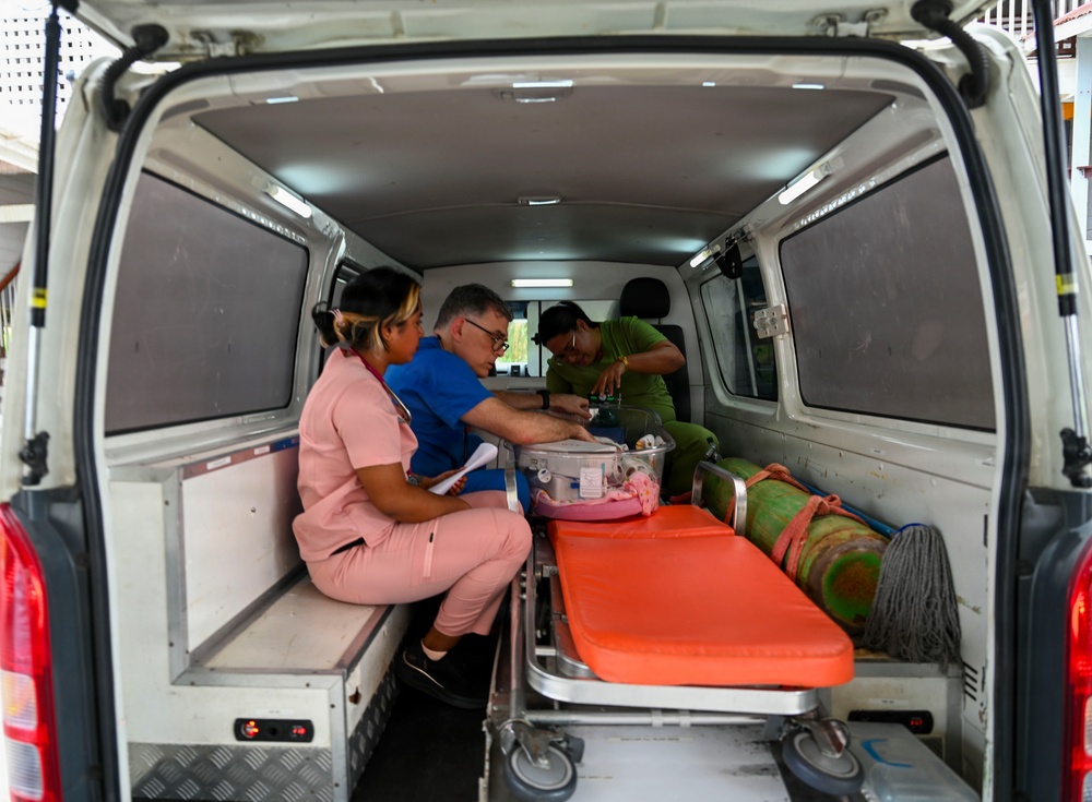 Side by side, pediatric care in Guyana during LAMAT 2026