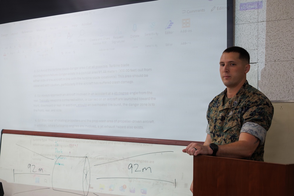 MCIPAC EOD trains Japan Coast Guard and Naha Fire Department