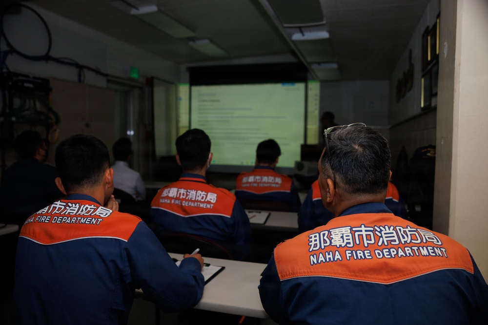 MCIPAC EOD trains Japan Coast Guard and Naha Fire Department