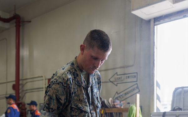 MCIPAC EOD trains Japan Coast Guard and Naha Fire Department