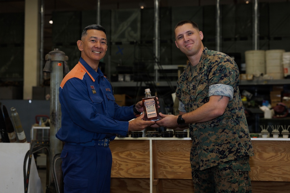 MCIPAC EOD trains Japan Coast Guard and Naha Fire Department