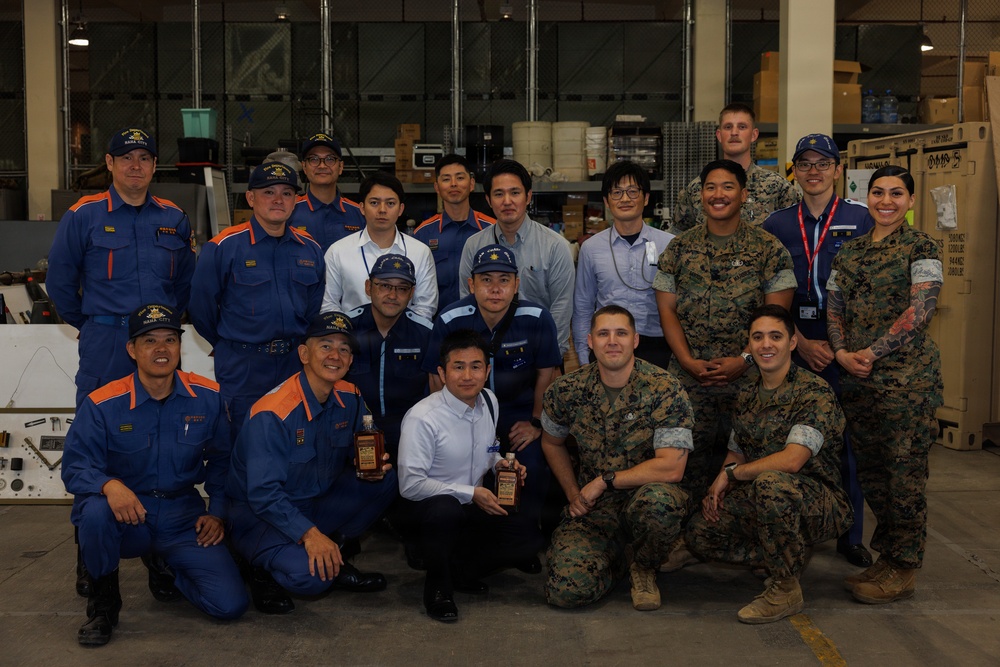 MCIPAC EOD trains Japan Coast Guard and Naha Fire Department