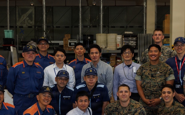 MCIPAC EOD trains Japan Coast Guard and Naha Fire Department