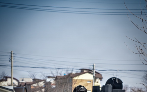 ROK SWAT, U.S Army Garrison Humphrey's personnel conduct joint explosive training