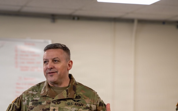 Capt. Donbosco A. Hein and Sgt. Eugene P. Arbis of the 498th CSSB received the Army Achievement Medal (AAM) from Maj. Gen. Justin W. Osberg, deputy combined rear area coordinator, United States Forces Korea (USFK) on Mar. 24.