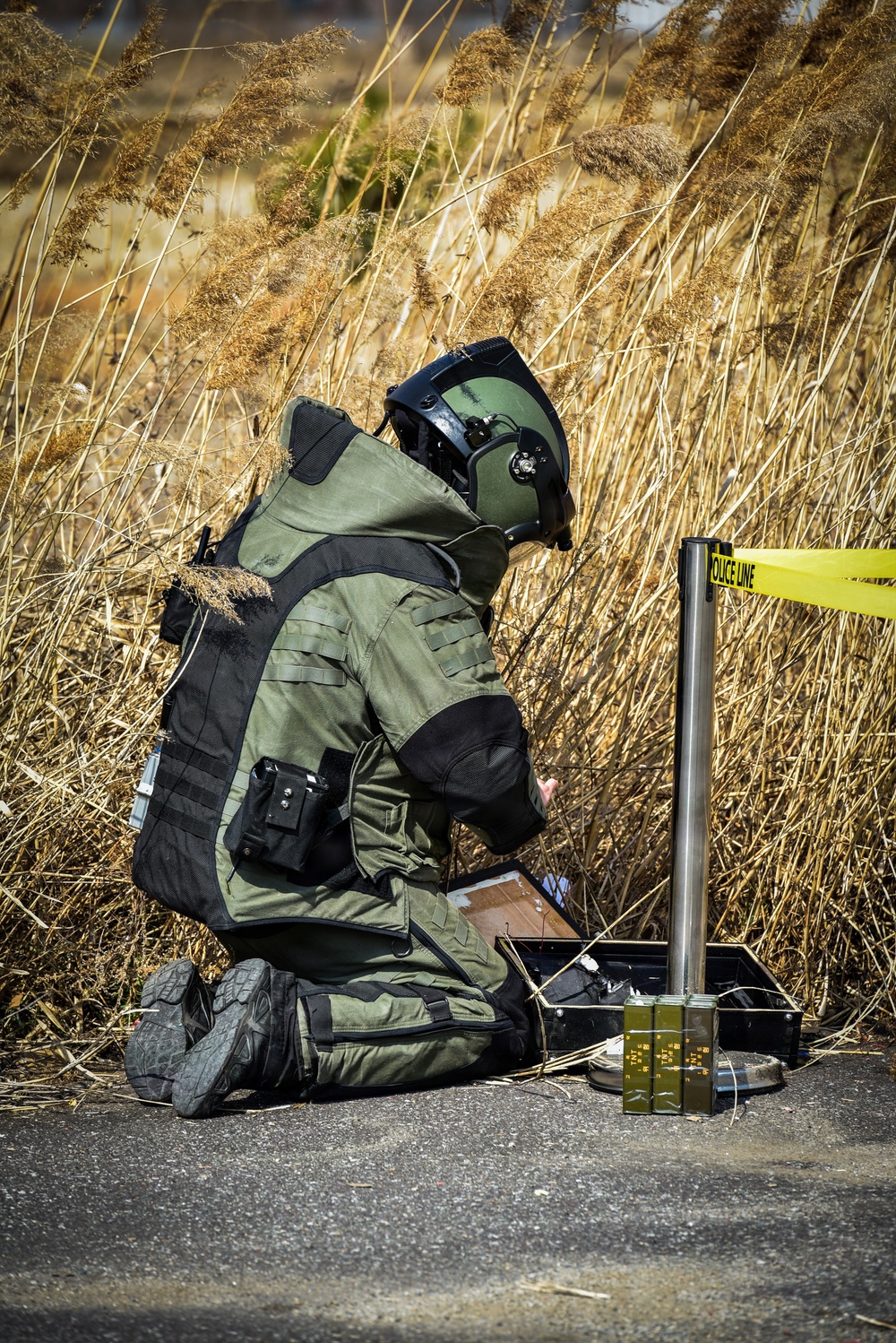 ROK SWAT, U.S Army Garrison Humphrey's personnel conduct joint EOD training