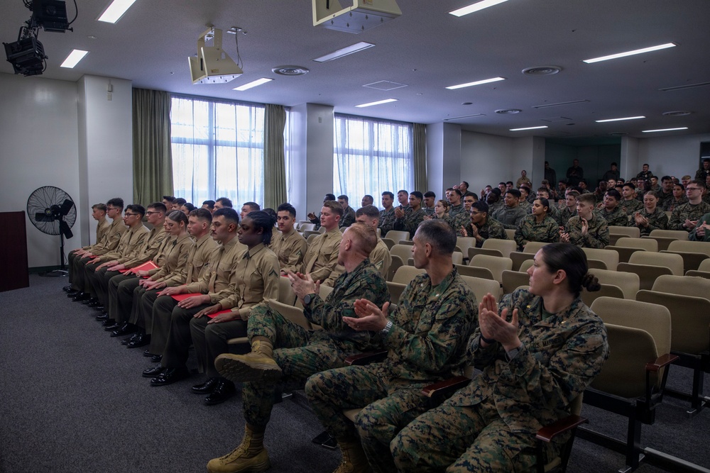 Lance Cpl. Seminar Graduation Class 2-26
