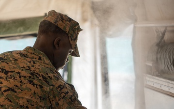 KMEP 26.1: Food Service Marines Cook in Expeditionary Field Kitchen