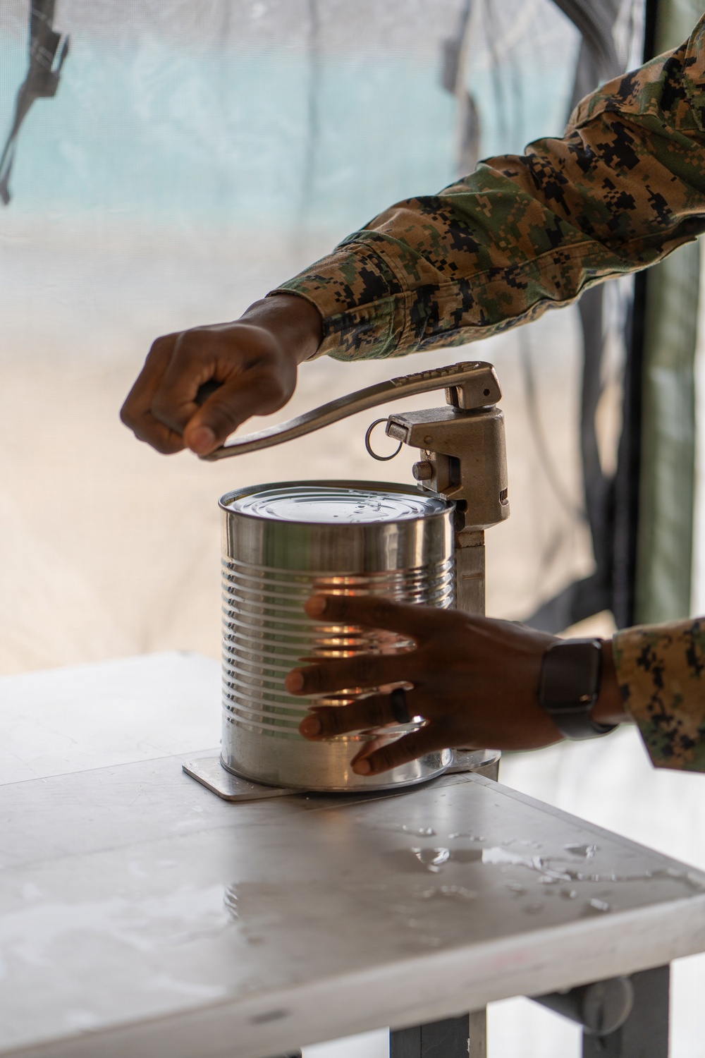 KMEP 26.1: Food Service Marines Cook in Expeditionary Field Kitchen