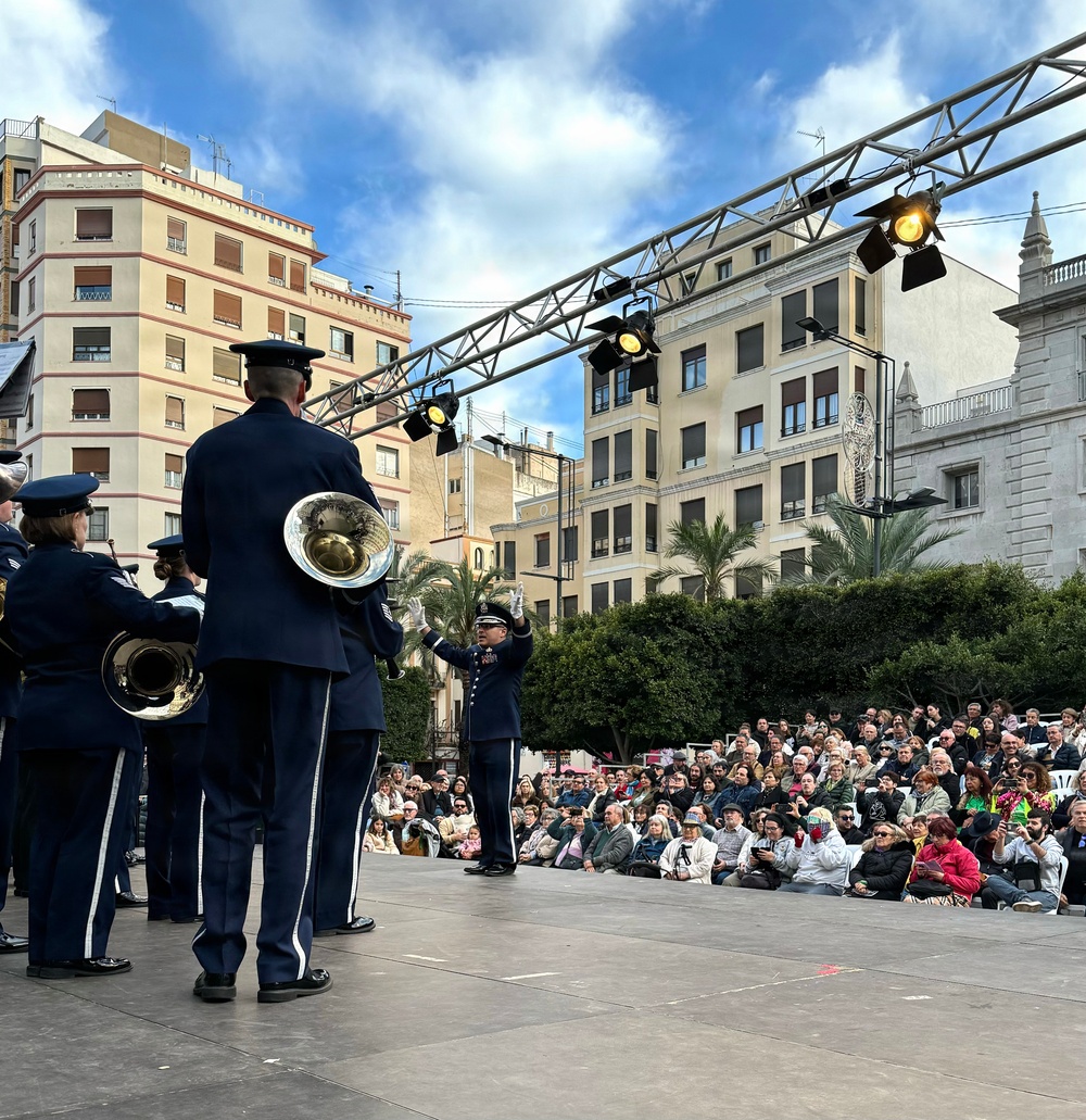 USAFE-AFAFRICA Band Performs in the Castellón de la Plana Magdalena Festival