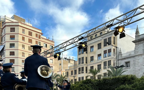 USAFE-AFAFRICA Band Performs in the Castellón de la Plana Magdalena Festival