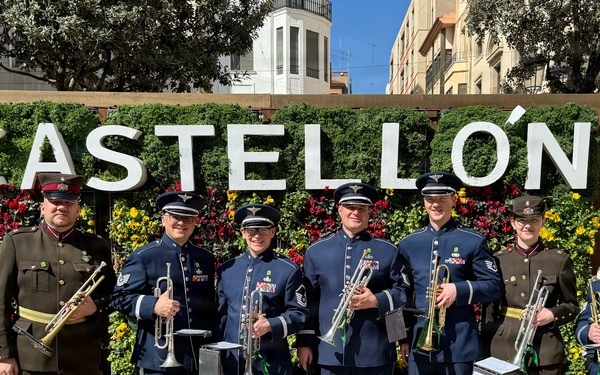 USAFE-AFAFRICA Band Performs in the Castellón de la Plana Magdalena Festival