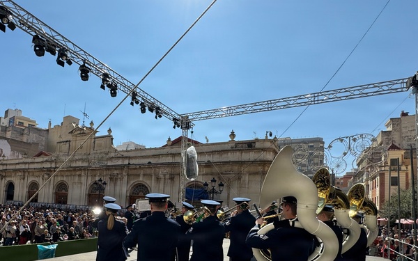USAFE-AFAFRICA Band Performs in the Castellón de la Plana Magdalena Festival