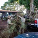 Hawaii National Guard assists Waialua residents with debris removal, water distribution
