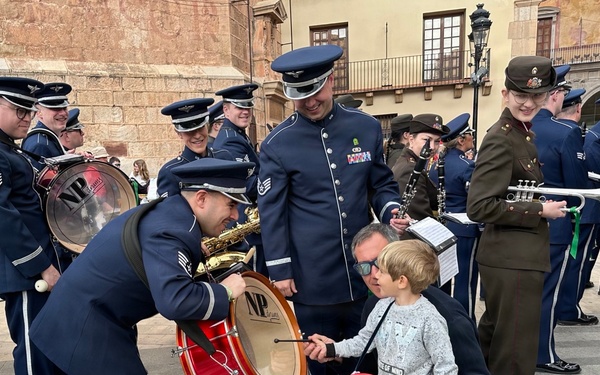 USAFE-AFAFRICA Band Performs in the Castellón de la Plana Magdalena Festival