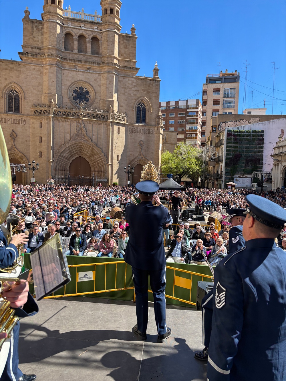 USAFE-AFAFRICA Band Performs in the Castellón de la Plana Magdalena Festival