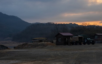 U.S. Marines with 3/12 Shoot Dismounted Crew Served Weapons