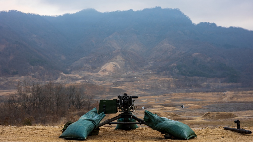 U.S. Marines with 3/12 Shoot Dismounted Crew Served Weapons