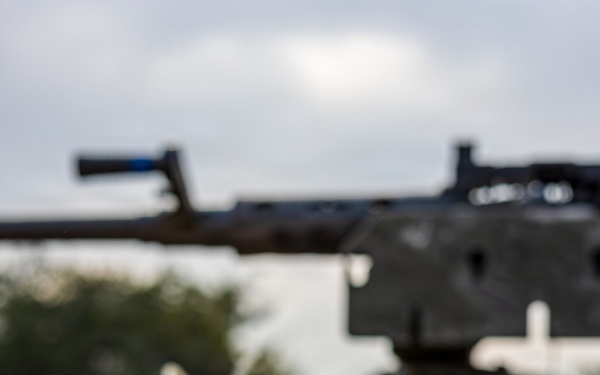 U.S. Marines with 3/12 Shoot Dismounted Crew Served Weapons