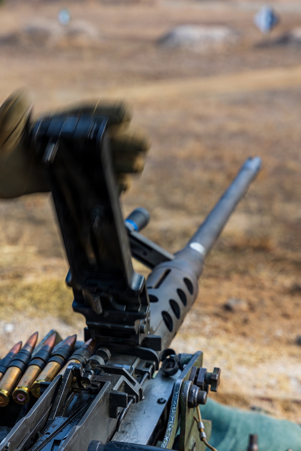 U.S. Marines with 3/12 Shoot Dismounted Crew Served Weapons