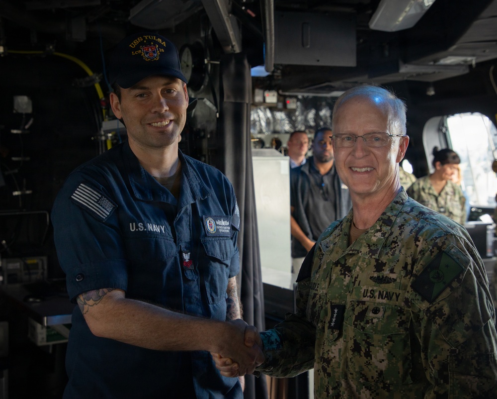 CNO Visits USS Tulsa (LCS 16)