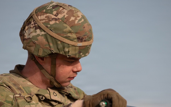 Soldiers conduct sustainment operations during Operation Epic Fury
