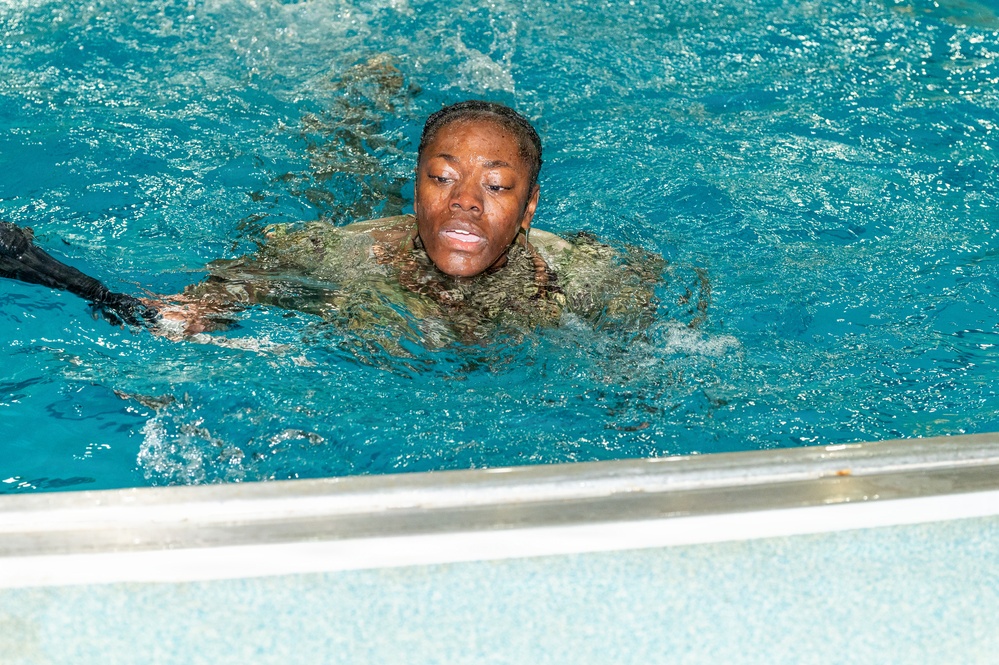 Engineers integrate water survival drills into training