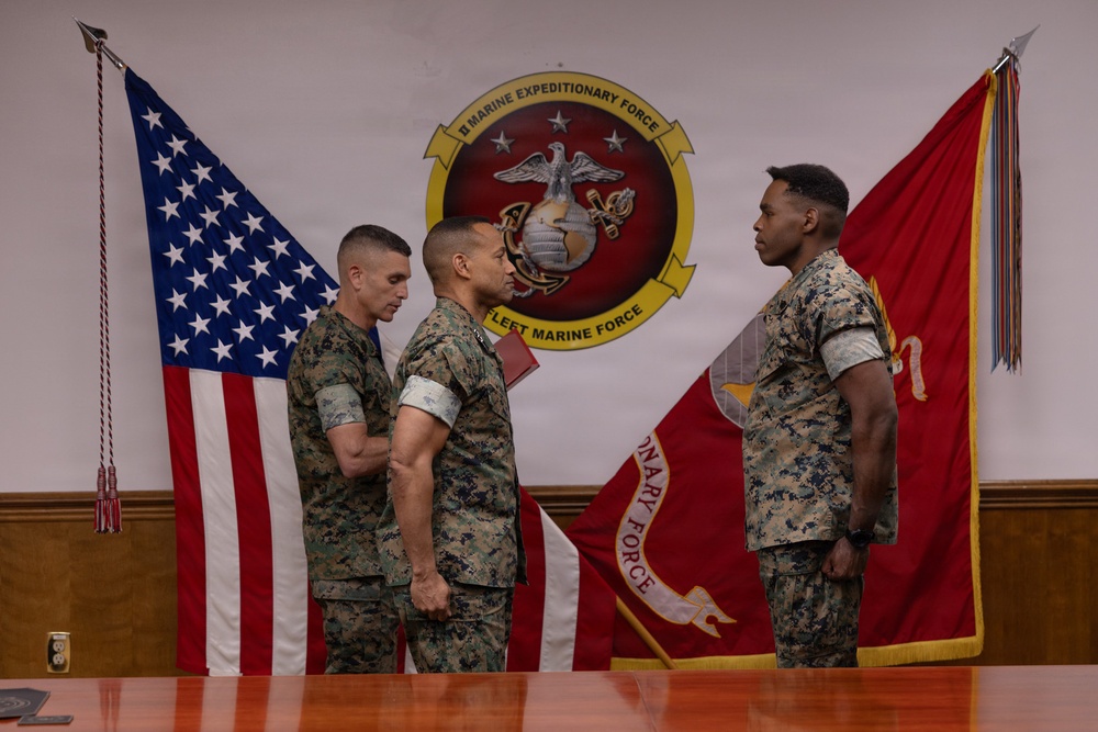 Sgt. Justin Ortiz awarded Navy and Marine Corps Achievement Medal
