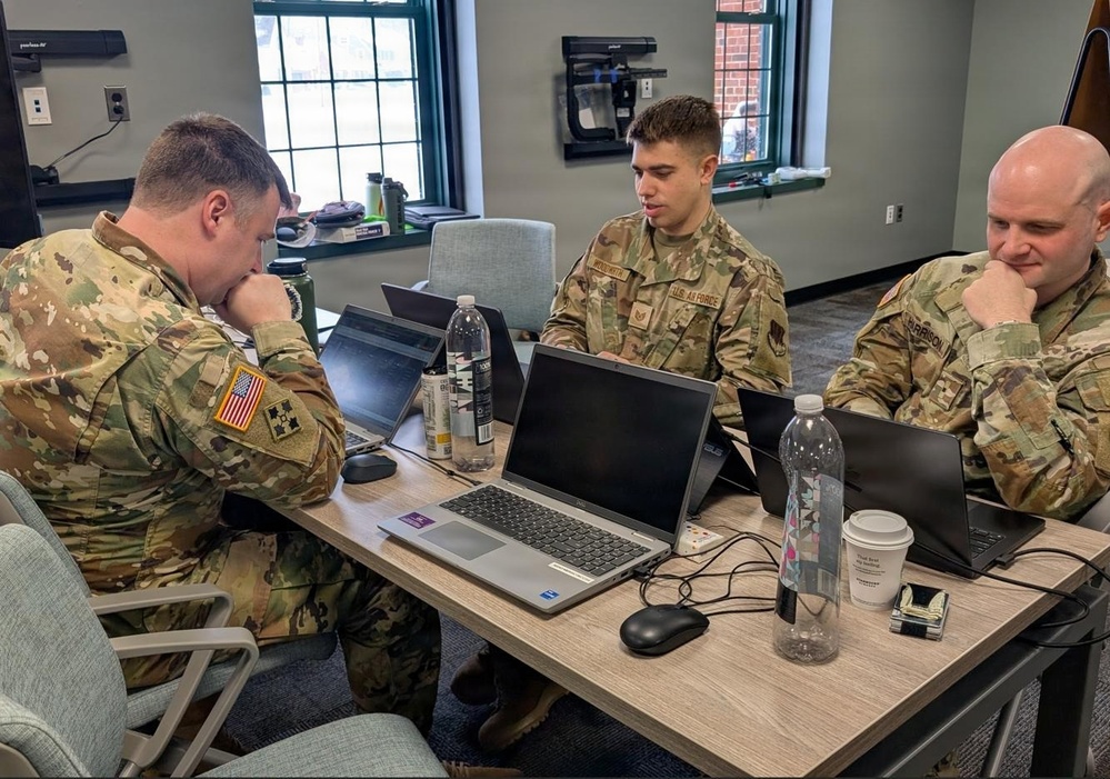 Cyper Protection Team 173 training exercise in Kingston, New York