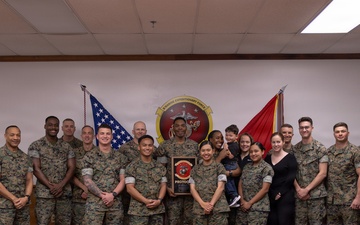 Sgt. Justin Ortiz awarded Navy and Marine Corps Achievement Medal