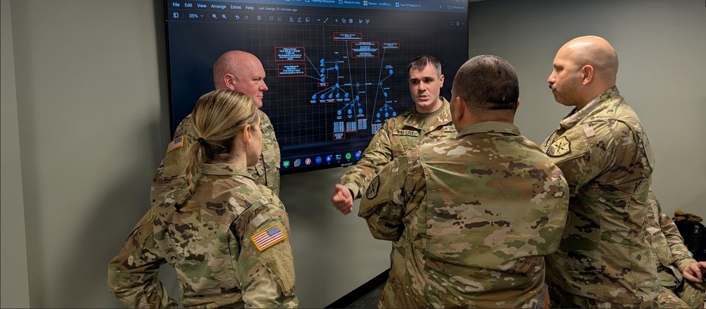 Cyper Protection Team 173 training exercise in Kingston, New York