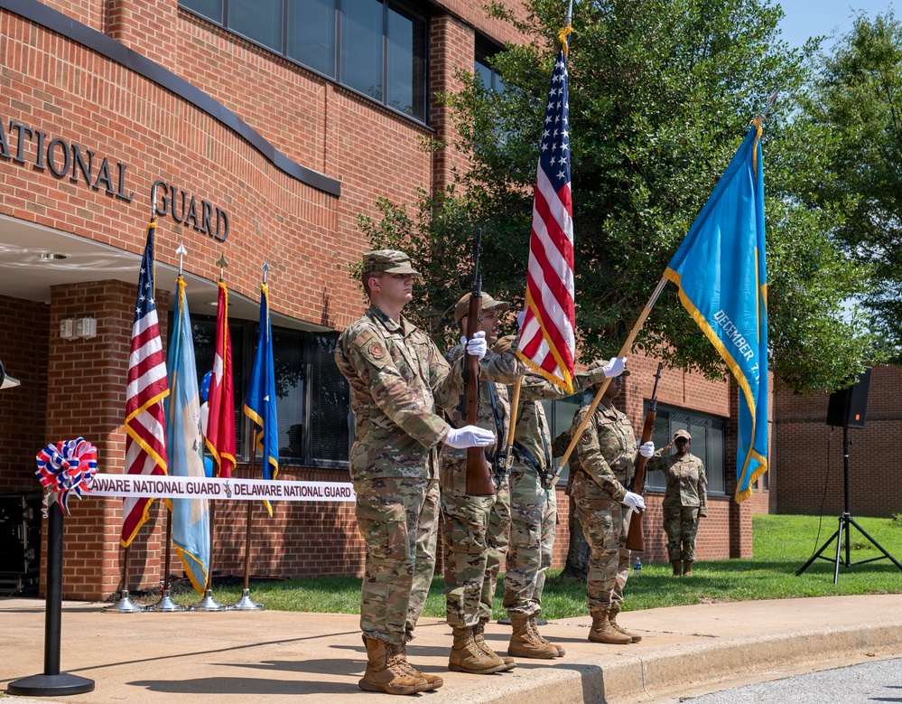 Delaware National Guard Leadership Hosts the Grand Reopening of the Delaware Air National Guard's Headquarters Building
