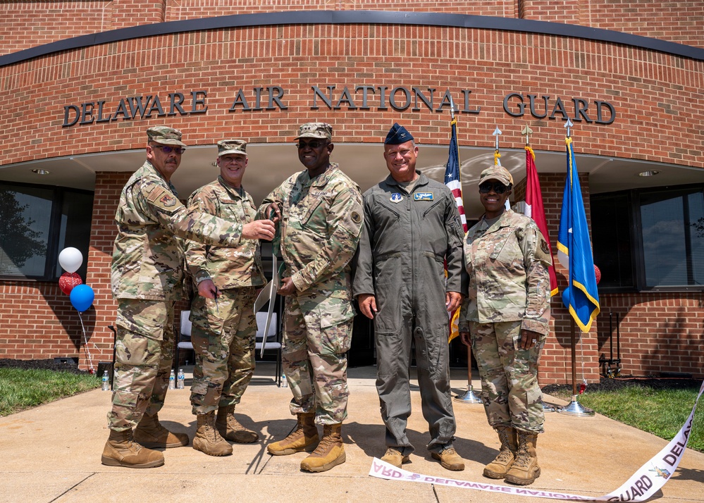Delaware National Guard Leadership Hosts the Grand Reopening of the Delaware Air National Guard's Headquarters Building