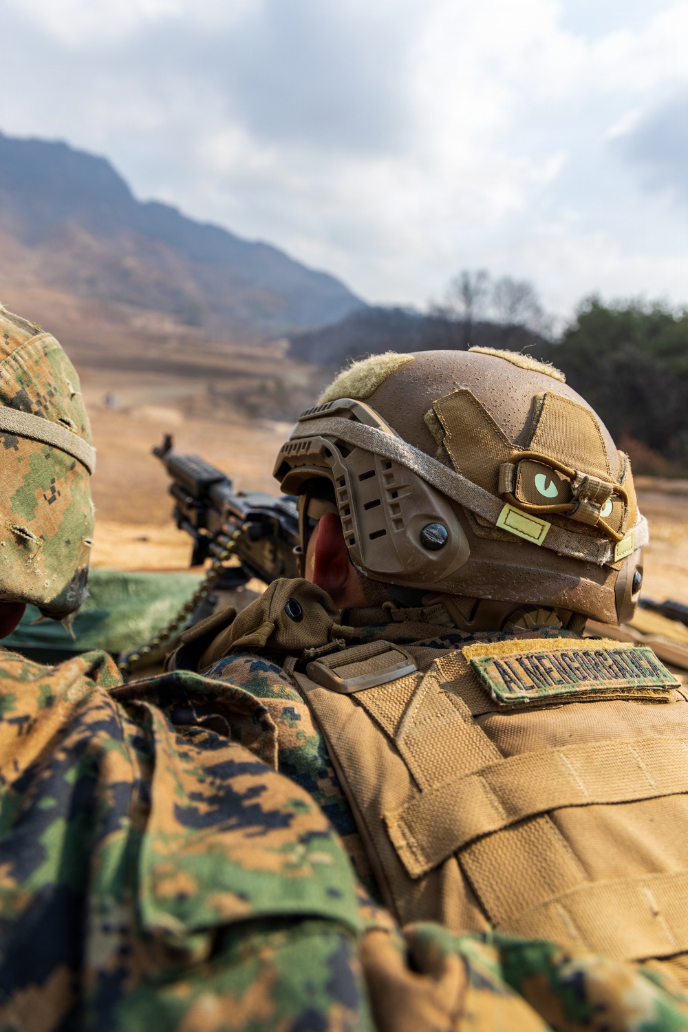 U.S. Marines with 3/12 Shoot Dismounted Crew Served Weapons