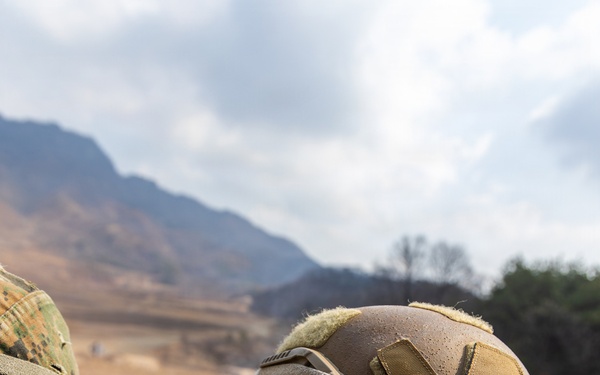 U.S. Marines with 3/12 Shoot Dismounted Crew Served Weapons