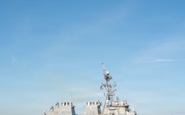 USS Ross Departs Naval Station Norfolk for Deployment
