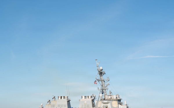 USS Ross Departs Naval Station Norfolk for Deployment