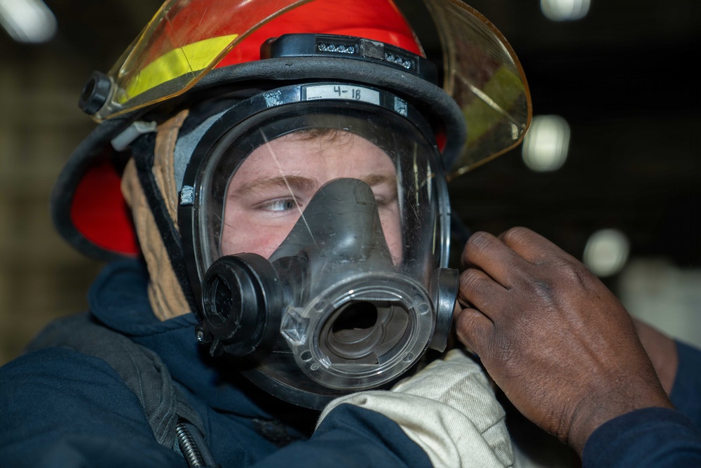 IKE Conducts a General Quarters Drill