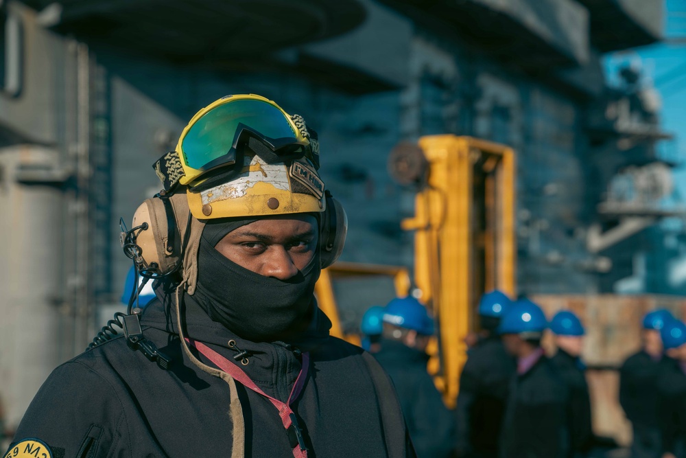 IKE Conducts a General Quarters Drill