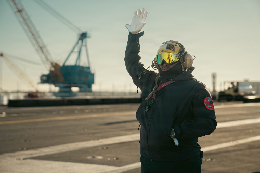 IKE Conducts a General Quarters Drill