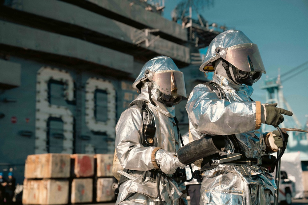 IKE Conducts a General Quarters Drill